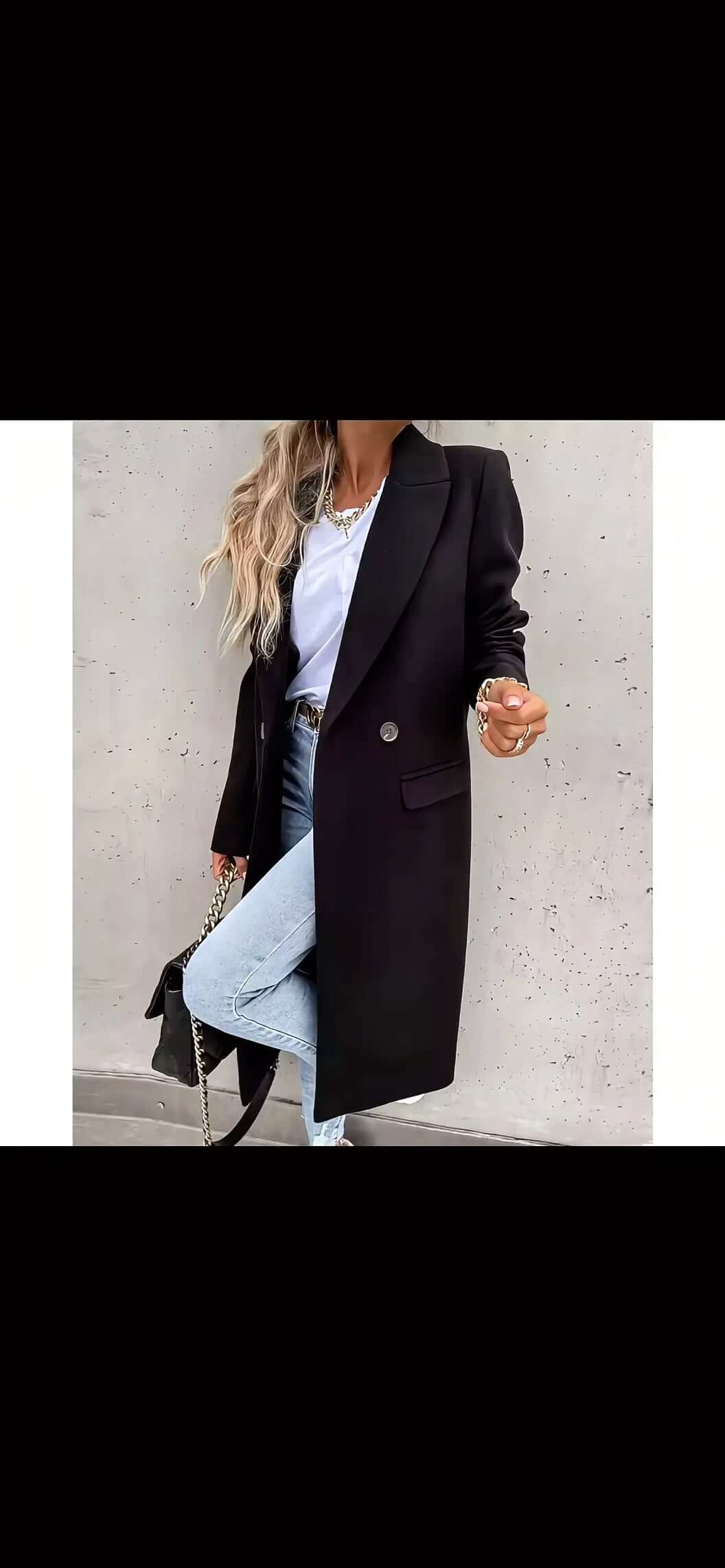 Cappotto elegante doppiopetto – BellaViva Boutique