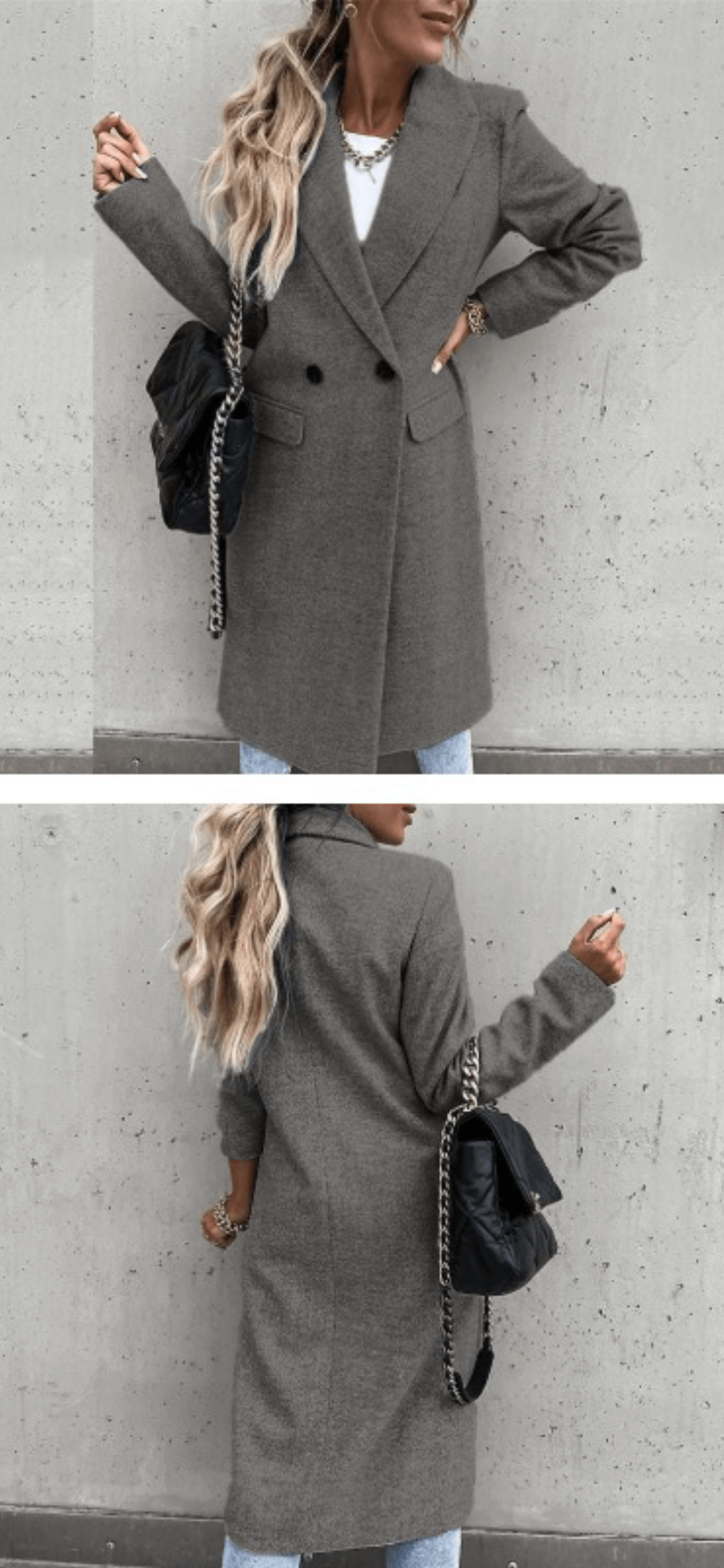 Cappotto elegante doppiopetto – BellaViva Boutique