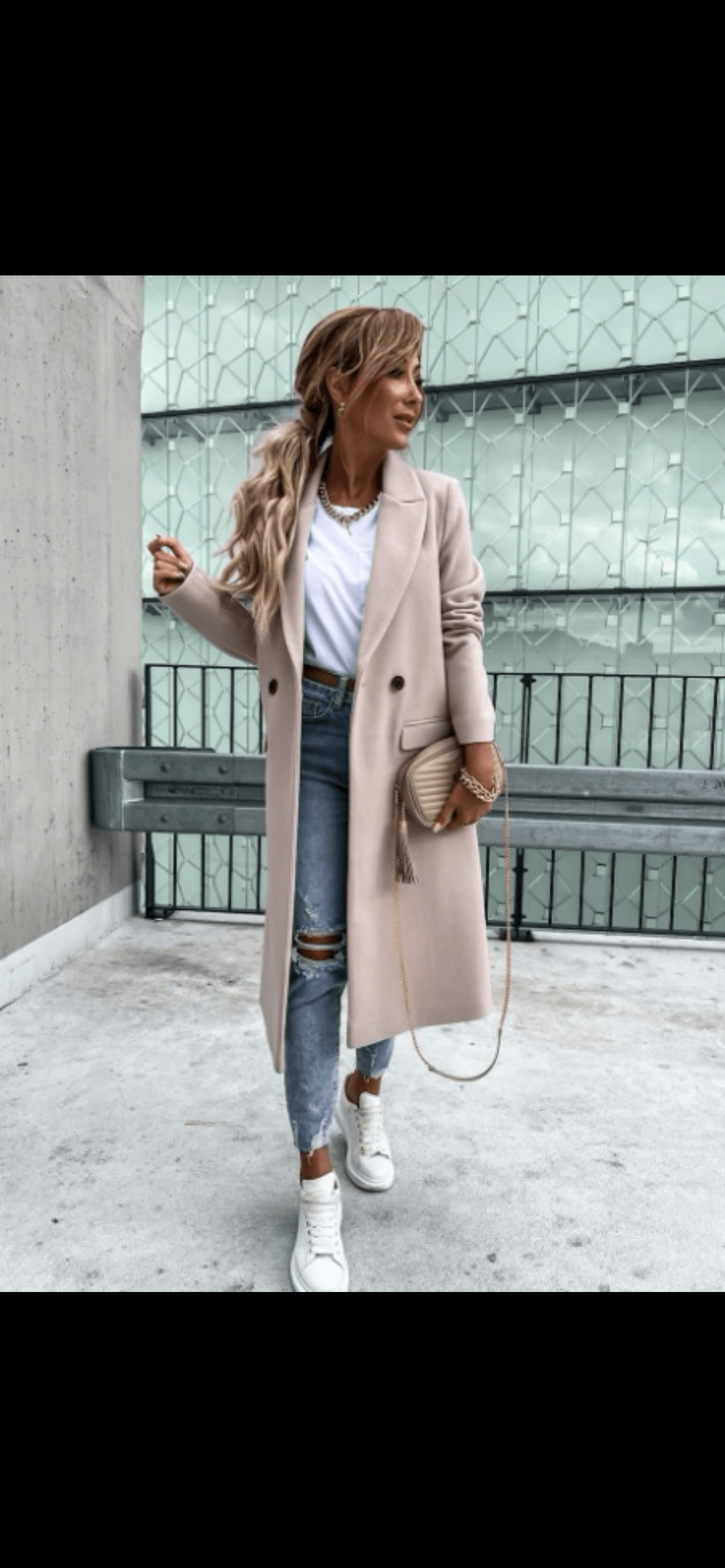 Cappotto elegante doppiopetto – BellaViva Boutique