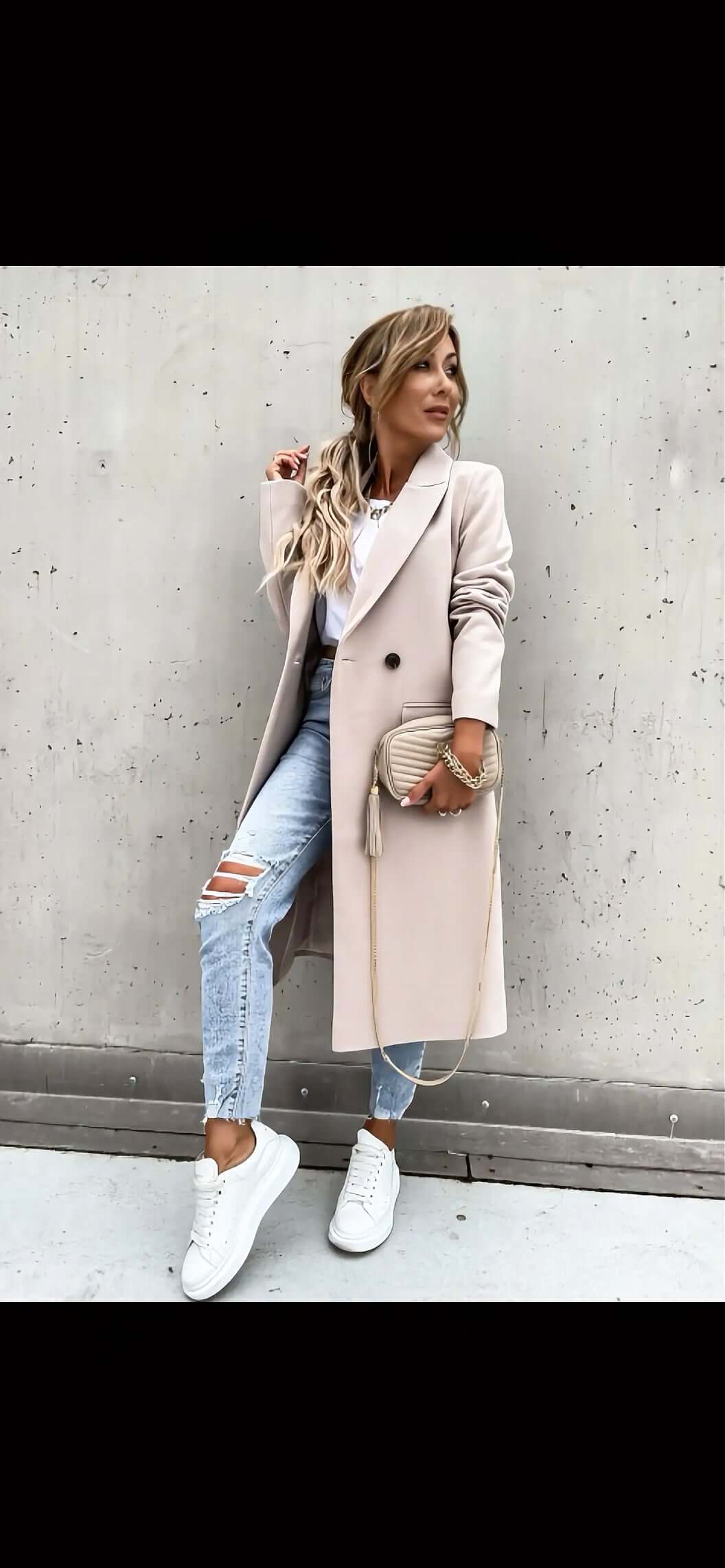 Cappotto elegante doppiopetto – BellaViva Boutique