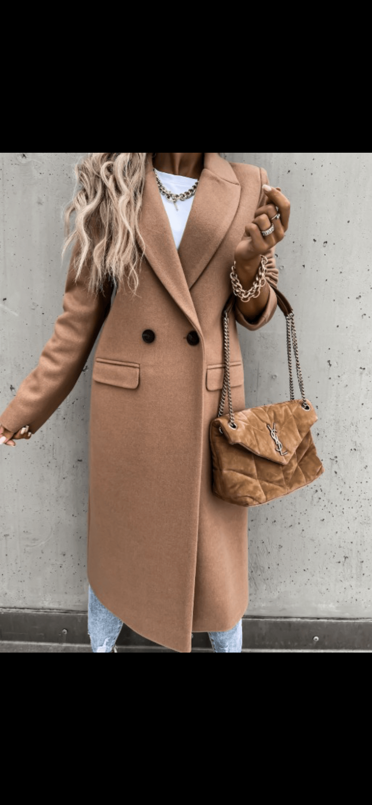 Cappotto elegante doppiopetto – BellaViva Boutique