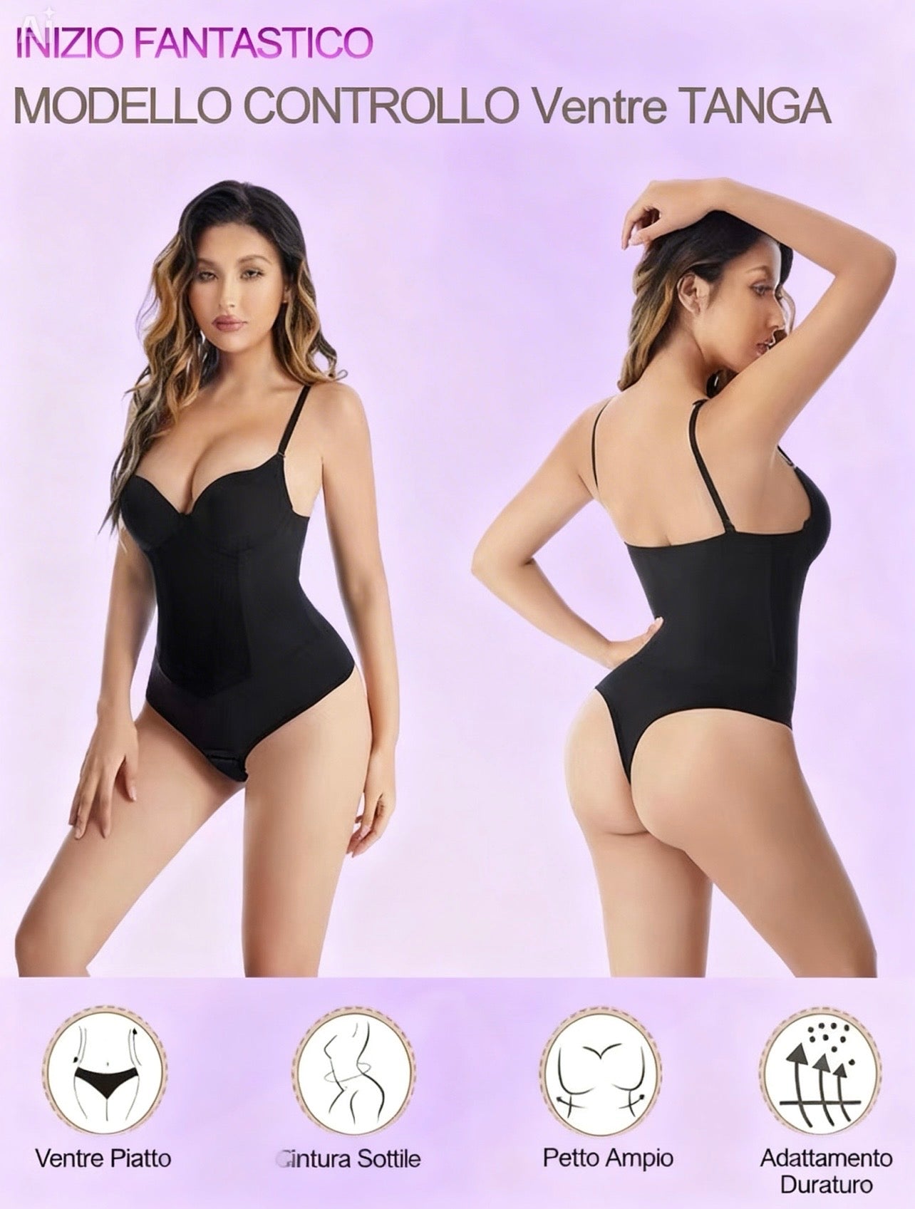 Body Sculpt & Lift™ – Modellante con Push-Up Integrato