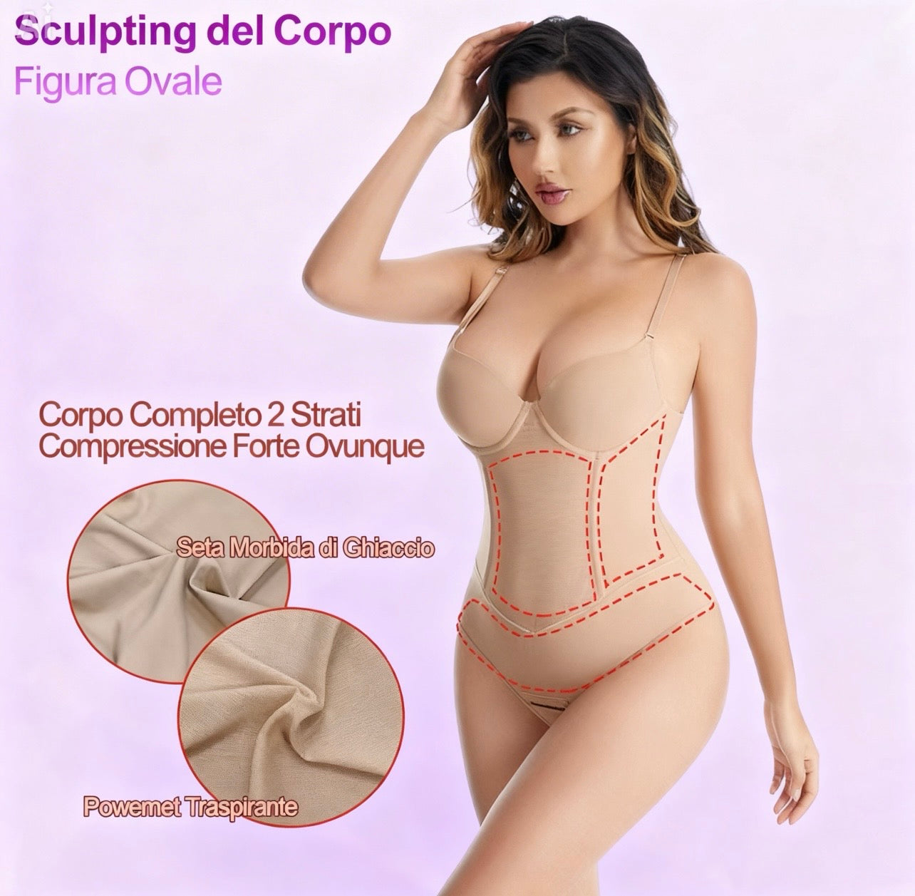 Body Sculpt & Lift™ – Modellante con Push-Up Integrato