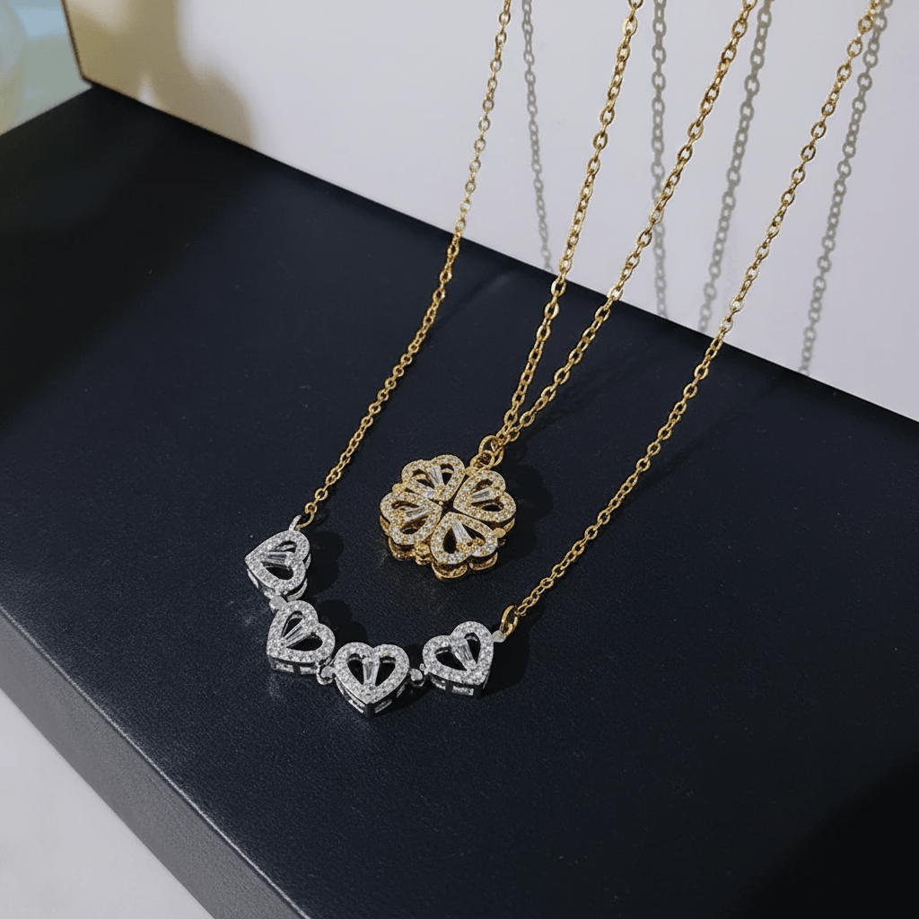 Collana Magnetica Quadrifoglio 2-in-1 | BellaViva®