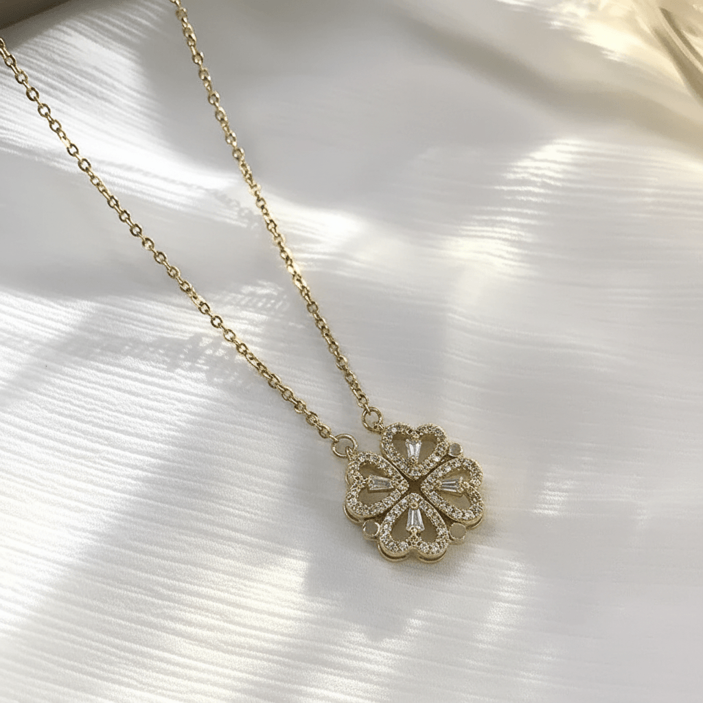 Collana Magnetica Quadrifoglio 2-in-1 | BellaViva®